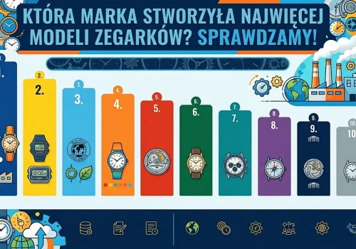 Która marka stworzyła najwięcej modeli zegarków? Sprawdzamy!