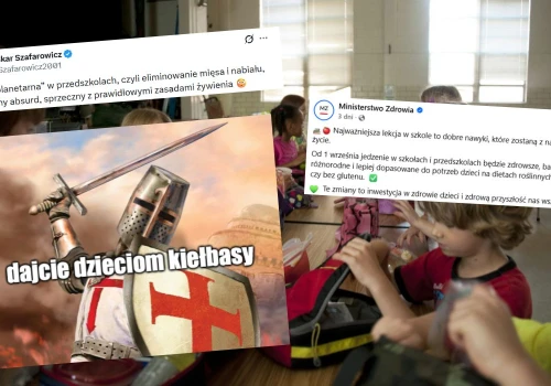 Prawica ostrzega, że w diecie przedszkolaków jest za dużo warzyw i za mało mięsa