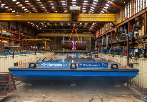 Navantia UK położyła stępkę pierwszego zaopatrzeniowca dla Royal Navy