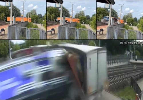 Wjechał pod pociąg i sparaliżował pół Pomorza. Obcokrajowiec usłyszał zarzuty