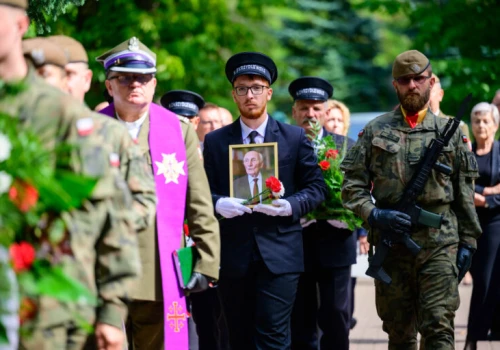 Ostatnie pożegnanie por. Józefa Przedpełskiego ps. „Sławek”