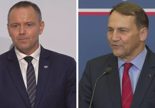 Sikorski nawiązał do słów Nawrockiego. 