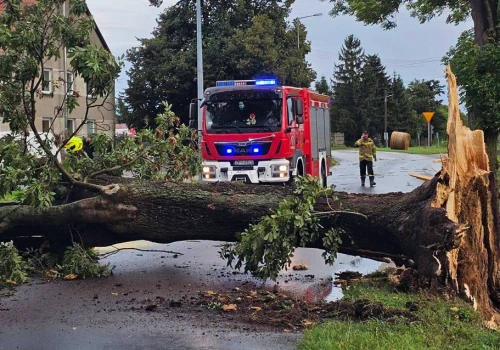 Piątkowe popołudnie z żywiołem nad powiatem pyrzyckim. Strażacy mieli pełne ręce roboty, najgorzej w gminie Warnice