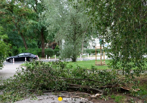Silne wichury przeszły przez Polskę. Uszkodzone dachy, auta i ponad 300 interwencji strażackich