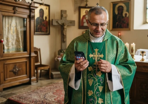 O smartfonach na Mszy świętej