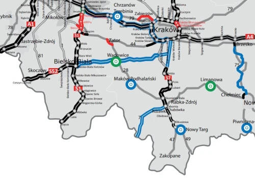Droga S52 ma mieć 61 km i 12 węzłów. Wiadomo, kiedy może ruszyć budowa