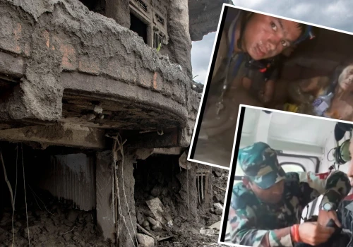 Spędzili 10 dni pod gruzami w Nepalu. Dwie osoby udało się uratować