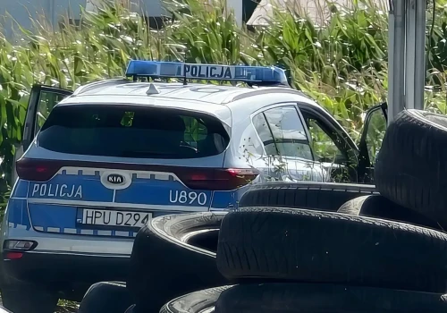 Mężczyzna przysypany przez ziemię