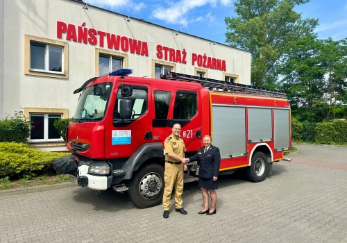 Komenda PSP użyczyła samochód OSP Smolęcin. Pojazd wymaga kosztownych napraw
