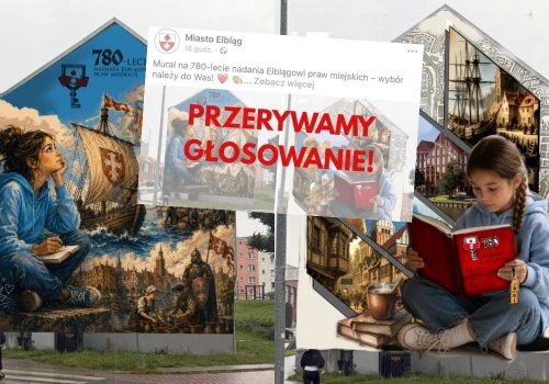 Elbląg kolejnym miastem, któremu grożą murale zlepione w AI