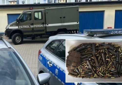 19-latka sprzątała garaż po dziadku. Znalazła arsenał z II wojny światowej i przyniosła go na komendę