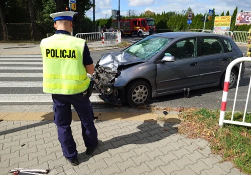 Z ostatniej chwili: Czechowice: Czołówka motocyklisty i osobówki. Lądował śmigłowiec LPR