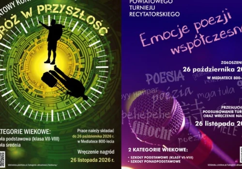 Miejska Biblioteka Publiczna ogłasza dwa konkursy dla uczniów! Do wygrania atrakcyjne nagrody