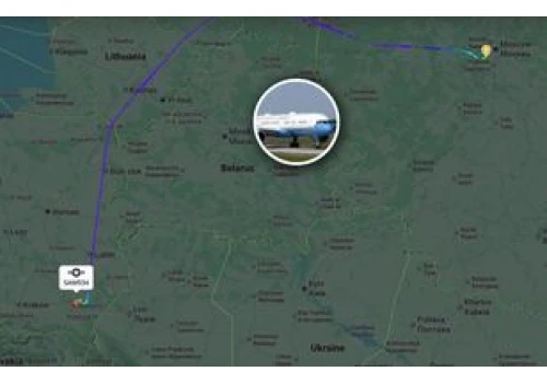 Z Moskwy prosto do Rzeszowa. Było widać go na radarach