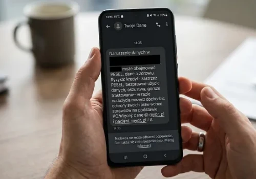 Pacjenci w całej Polsce dostali SMS-y z ostrzeżeniem. Gigantyczny wyciek danych medycznych
