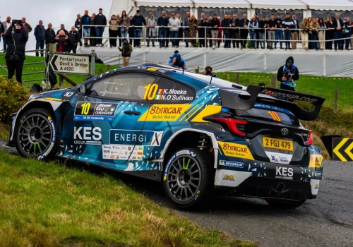 Meeke triumfuje w Rajdzie Ceredigion, Suninen mistrzem Europy
