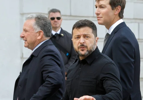Zełenski zabrał głos po rozmowach w Kijowie. 