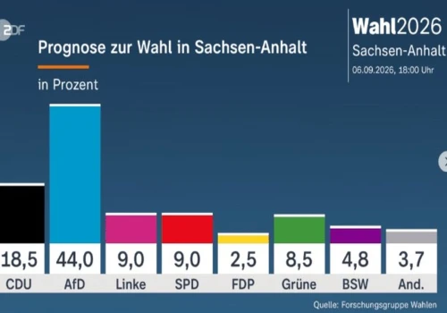 Sukces AfD. Pierwsze sondażowe wyniki wyborów w Saksonii-Anhalt