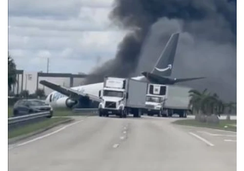 Samolot Amazonu wypadł z pasa. Lotnisko w Miami wstrzymało ruch