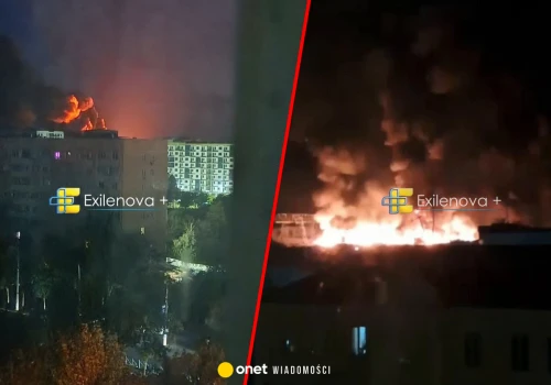 Rosyjski atak na Zaporoże i Mariupol. Nad miastami unosił się gęsty dym
