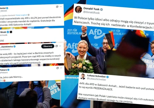 Donald Tusk o zwycięstwie AfD w Saksonii-Anhalcie: 