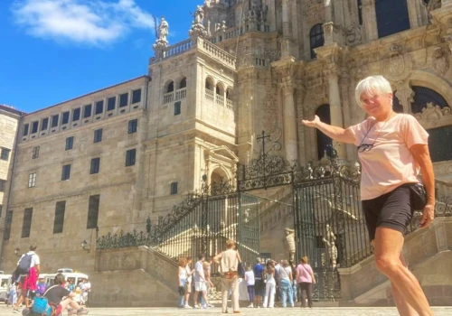 Pani Maria pokonała 3,5 tys. km dla Laury. Dotarła do Santiago de Compostela