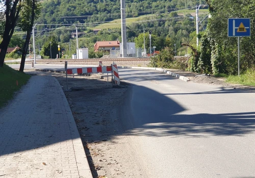 Przebudowa skrzyżowania w Marcinkowicach. Widać koniec na horyzoncie