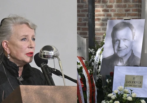 Janda przemówiła na pogrzebie Frycza. Tak wyglądała ich ostatnia rozmowa