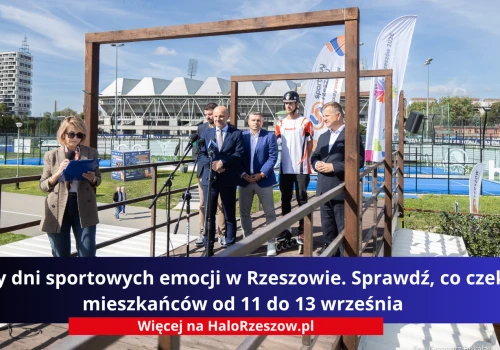 Trzy dni sportowych emocji w Rzeszowie. Sprawdź, co czeka mieszkańców od 11 do 13 września