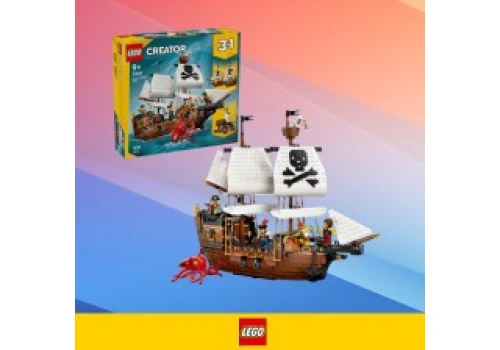 Promocja na LEGO Legendarny Statek Piracki w Media Expert. Model Creator 3w1 już za 289 zł!
