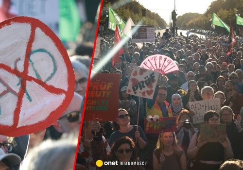 Niemcy reagują na wyniki wyborów w Saksonii-Anhalt. Tłumy na ulicach Berlina