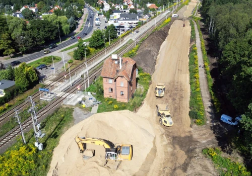 Ul. Nowobałtycka w budowie. Na horyzoncie kolejne drogowe inwestycje