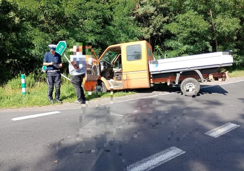 Wypadek w Emanuelinie (gmina Czarnożyły) na DK 45. Są utrudnienia w ruchu