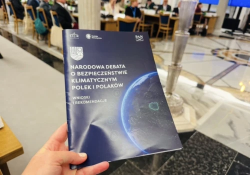 Przyroda to infrastruktura bezpieczeństwa państwa. Wnioski po debacie klimatycznej w Sejmie