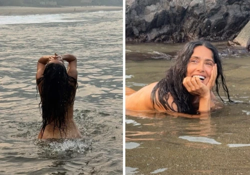 Salma Hayek świętuje urodziny nagą kąpielą. Trudno uwierzyć, że skończyła 60 lat