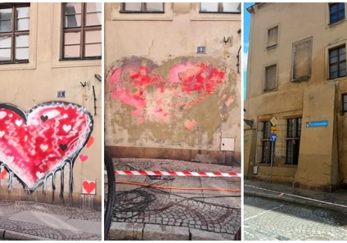„Rzepicha” już bez serca. Właściciel zabytkowej kamienicy zlecił mycie