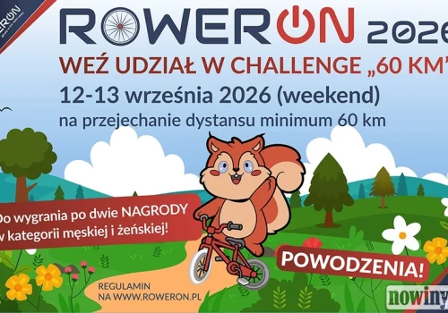 RowerON 2026: Już w ten weekend Challenge „60 km”. Wykręć minimum 60 km na rowerze i zgarnij super nagrody!