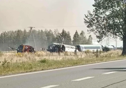 Katastrofa kolejowa na Mazowszu. Są ranni