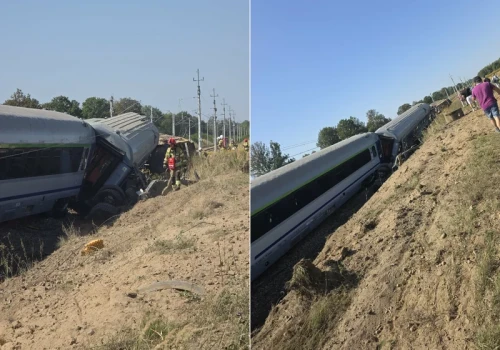 Pociąg osobowy wykoleił się na Mazowszu. Trwa akcja ratunkowa, są ciężko ranni