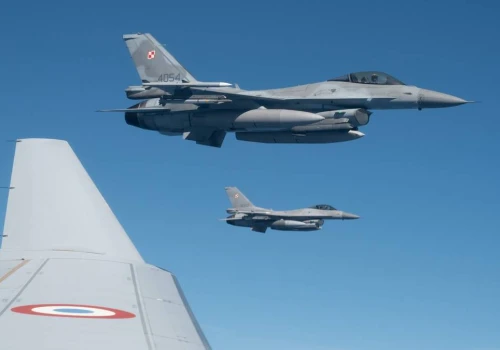 Myśliwce NATO nad Morzem Czarnym. W locie uczestniczyły polskie F-16