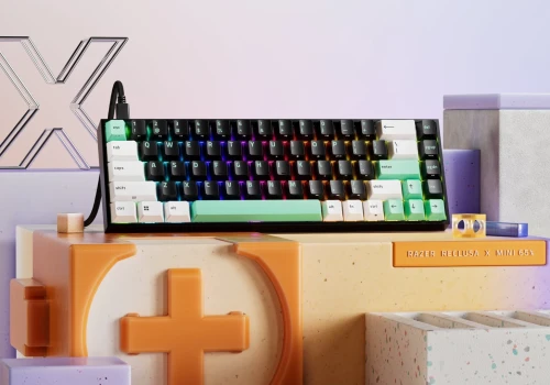 Mała, cicha i bezwzględnie precyzyjna. Razer pokazał klawiaturą Razer Reclusa X Mini 65%