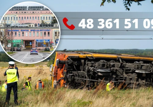 Katastrofa kolejowa w Sokolnikach Suchych. Uruchomiono linię telefoniczną dla rodzin poszkodowanych