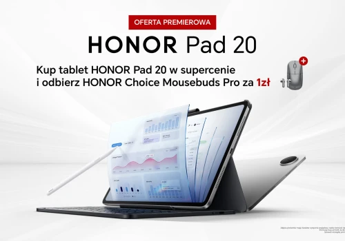 Pożegnaj ciężkiego laptopa! Nowy HONOR Pad 20 z ekranem 3K i trybem PC trafił do Polski!