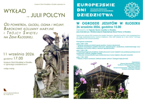 Barokowe kolumny i zagrożone mury. Wrześniowe spotkania z historią w Kłodzku
