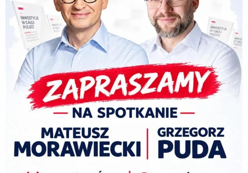 Mateusz Morawiecki i Grzegorz Puda zapraszają do Żywca