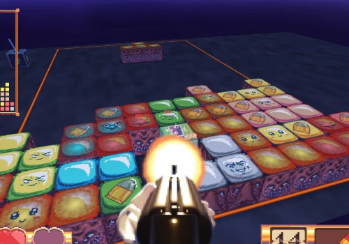 Blocks for Babies to mieszanka Tetrisa, Dooma i roguelike