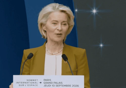 Von der Leyen: bezpieczeństwo Europy coraz bardziej zależy od bezpieczeństwa w kosmosie