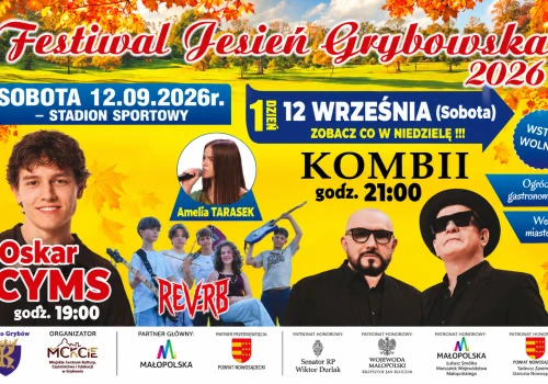 Gotowi na Festiwal „Jesień Grybowska 2026”?