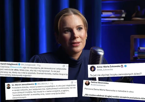 Marta Nawrocka zadziwiła jednoznacznie pozytywnym stosunkiem do in vitro