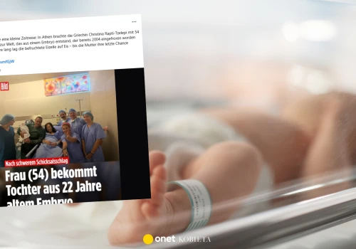 Ponad 20 lat temu zamroziła komórki jajowe. Teraz 54-latka urodziła córkę